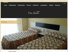 Tablet Screenshot of casalucrecia.com